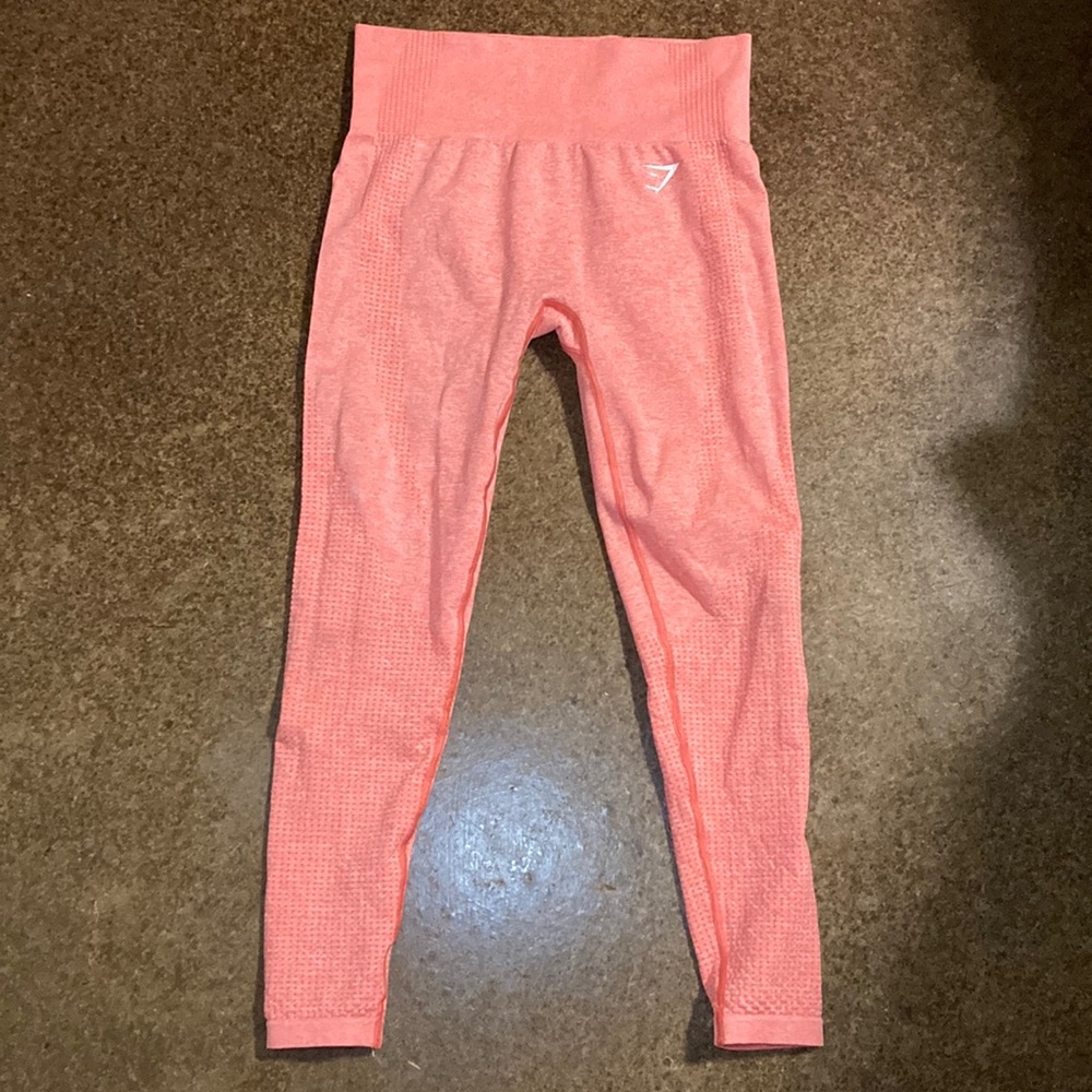 Gymshark coral vital seamless leggings